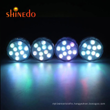 10 Led Remote Control LED Submersible Light Garden Swimming Pool Underwater Lamp